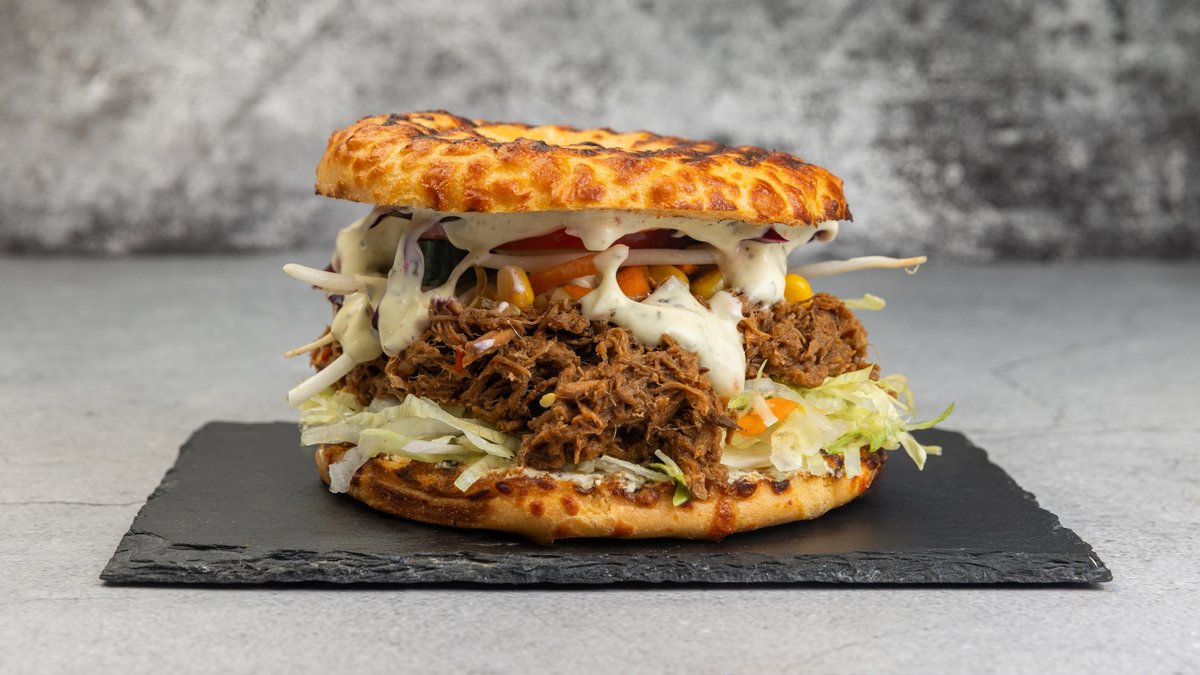 The Pulled Beef Mexican Bagel
