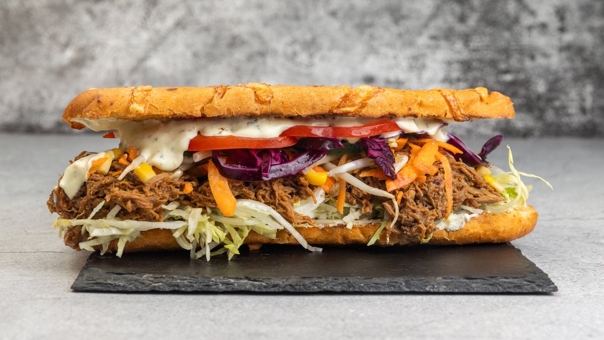 The Pulled Beef Mexican Sandwich