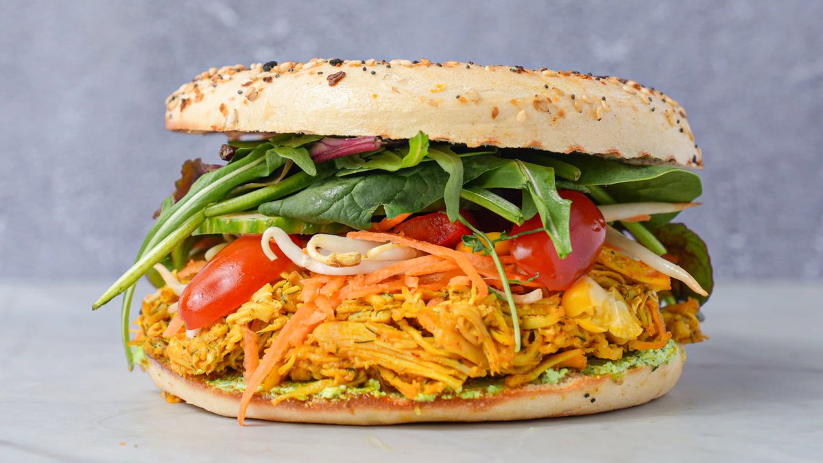 The Pulled Chicken Bagel