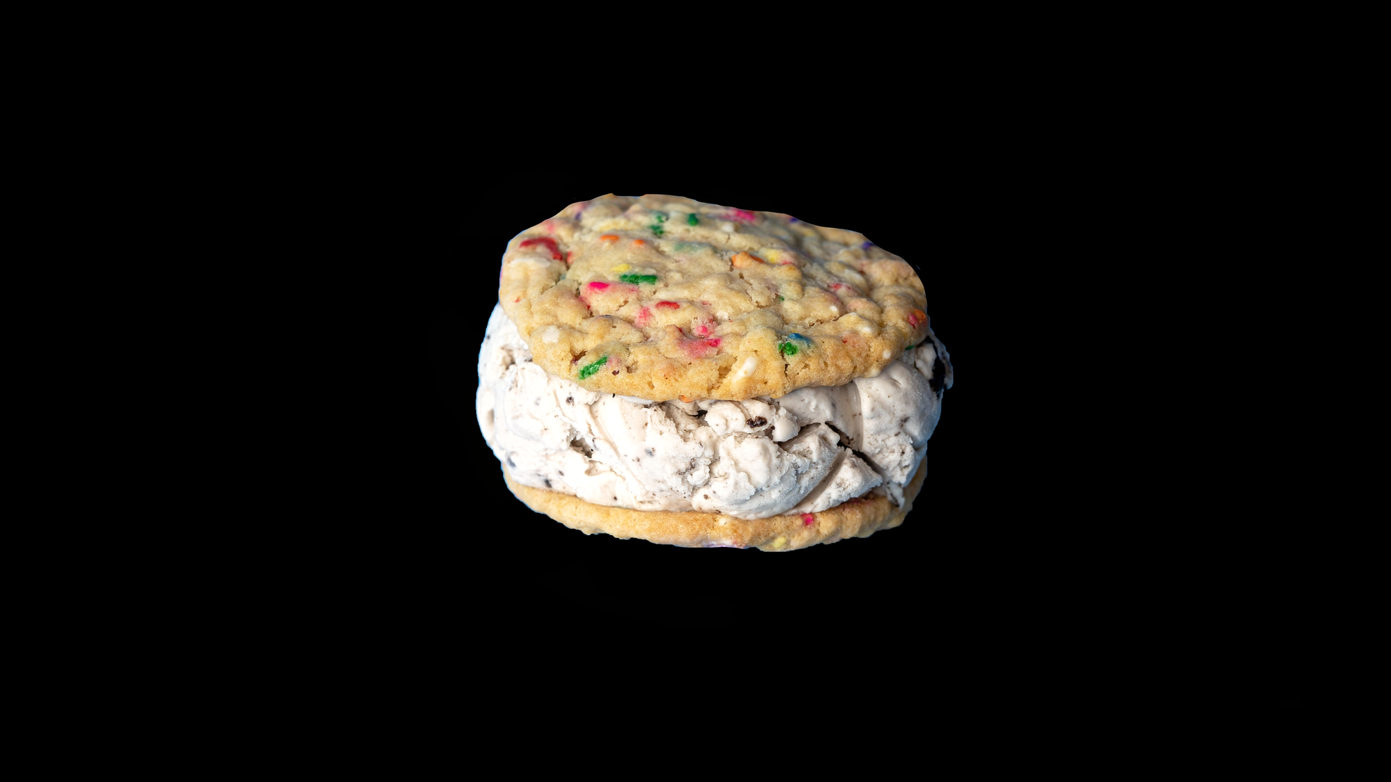 Funfetti Cookies w/ Cookies and Cream Ice Cream