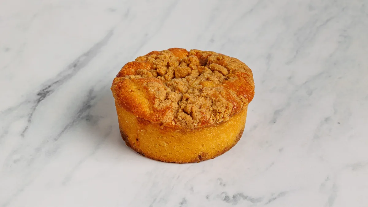 Ατομικό Κέικ με Crumble και Μήλο