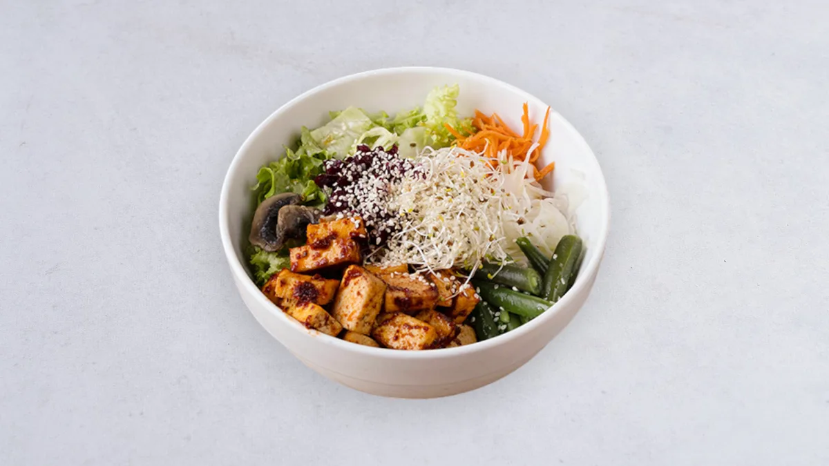 Tofu bibimbap 🌶️