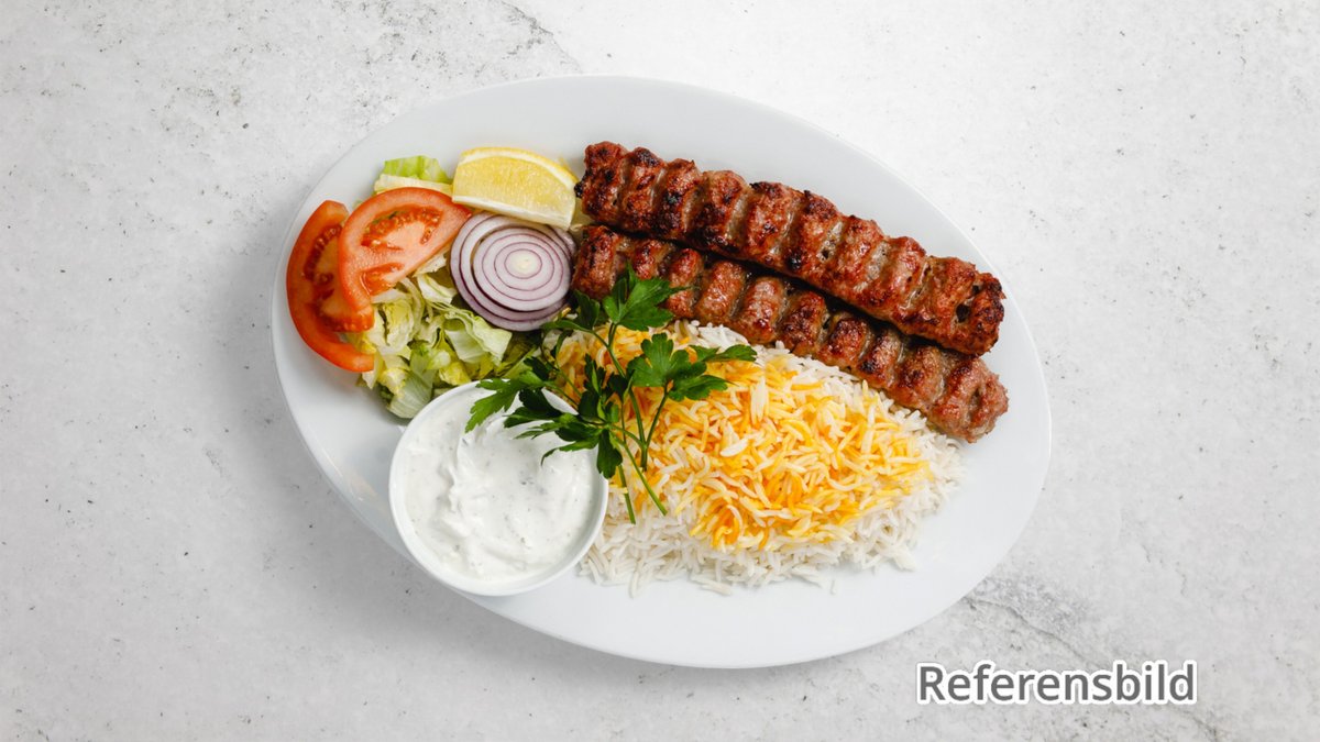 Grill köttfärsspett