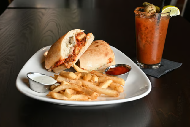 Oven Baked Parmesan Sub