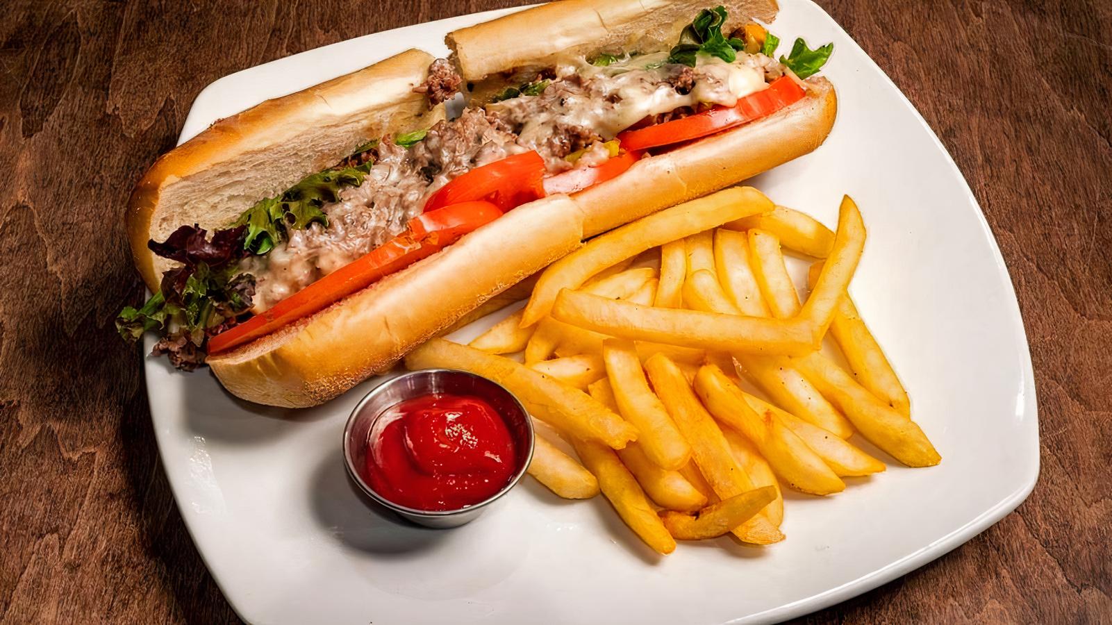 Philly Cheese Steak "The Works"