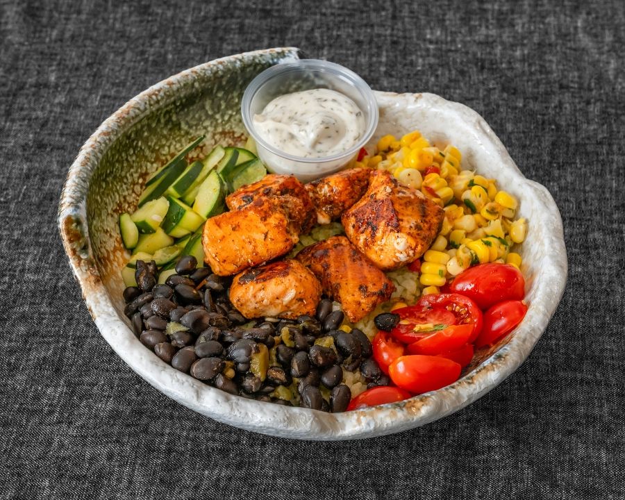 Blackened Salmon Bowl