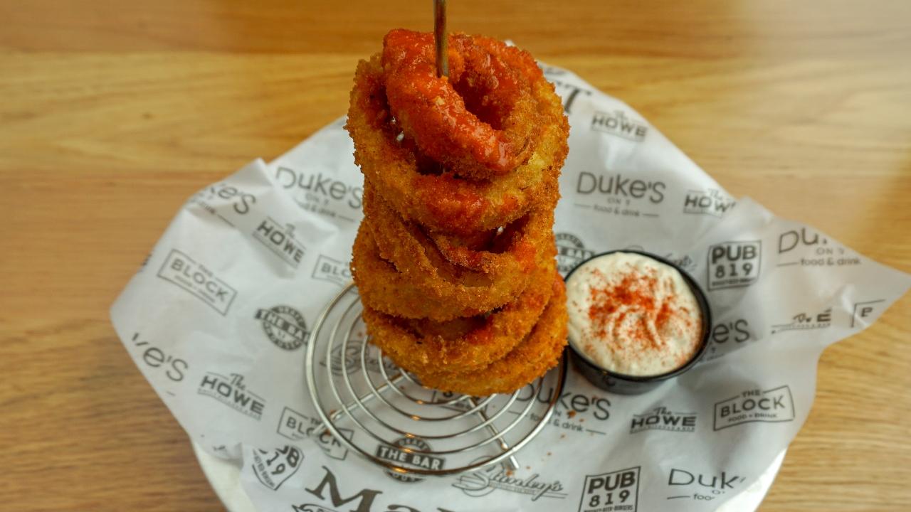 Buffalo Onion Rings