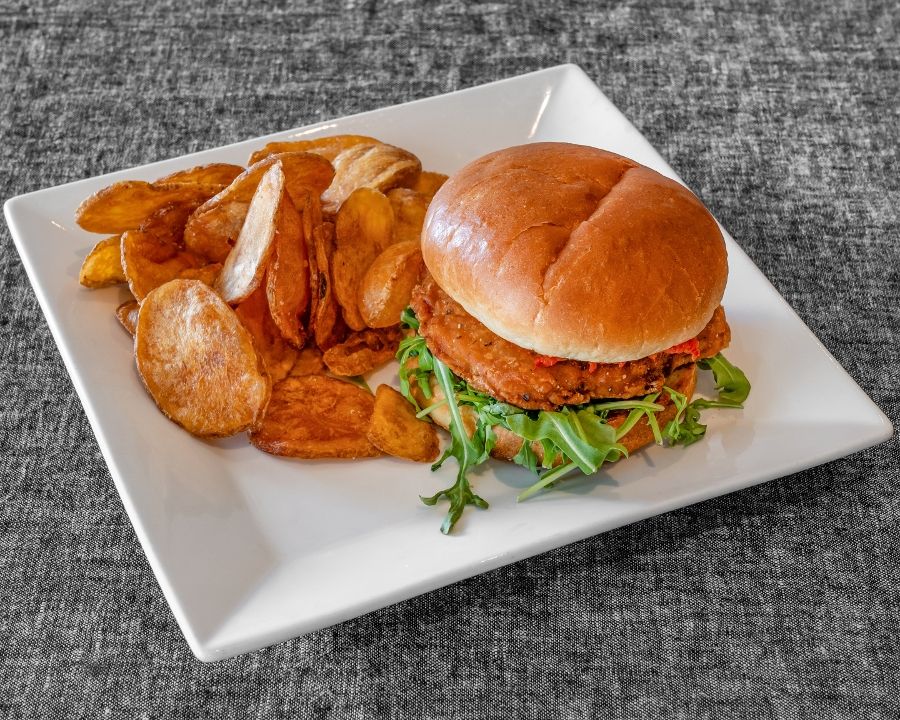 Vegan Fried Chicken Sandwich