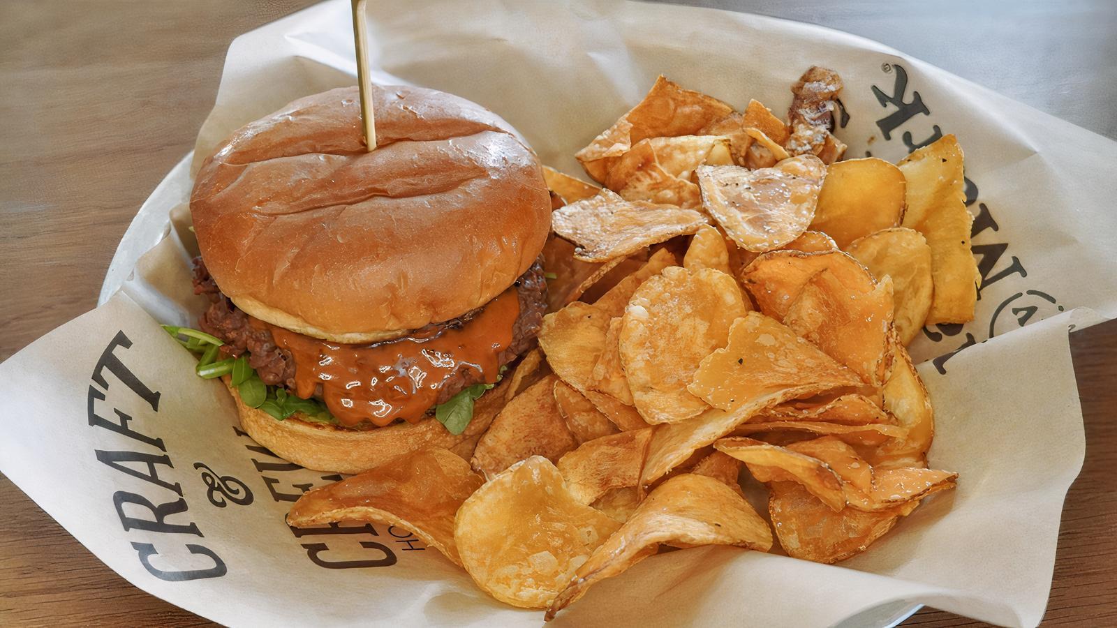 Vegan Juicy Lucy