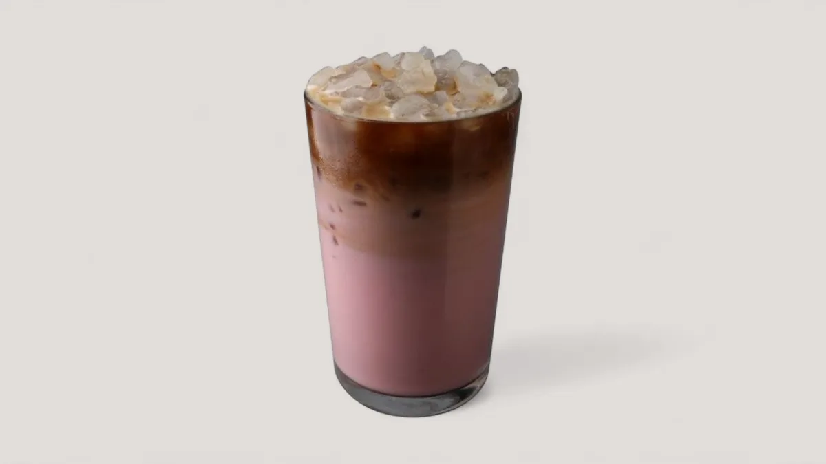 Flavoured TBD Iced coffee latte