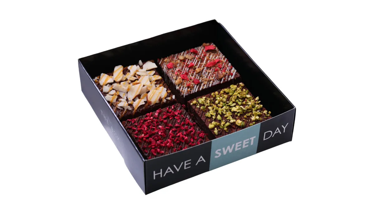 MENTES Brownie box - lisztmentes és tejmentes