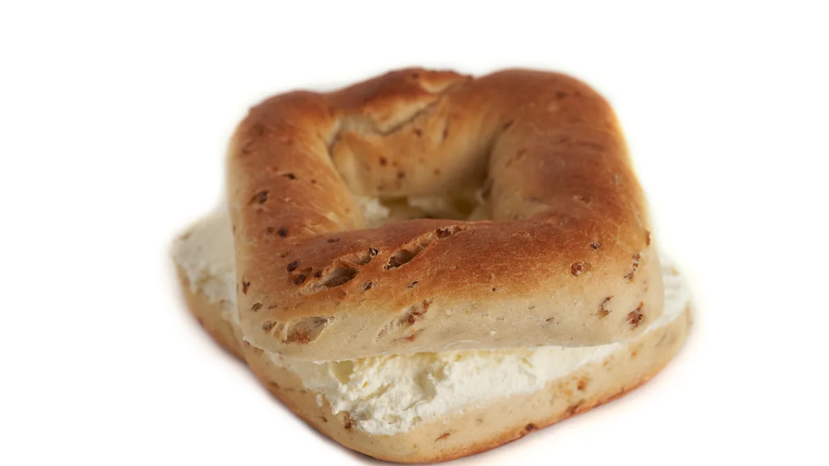 XL Cream cheese bagel - Krémsajtos kézműves kocka bagel