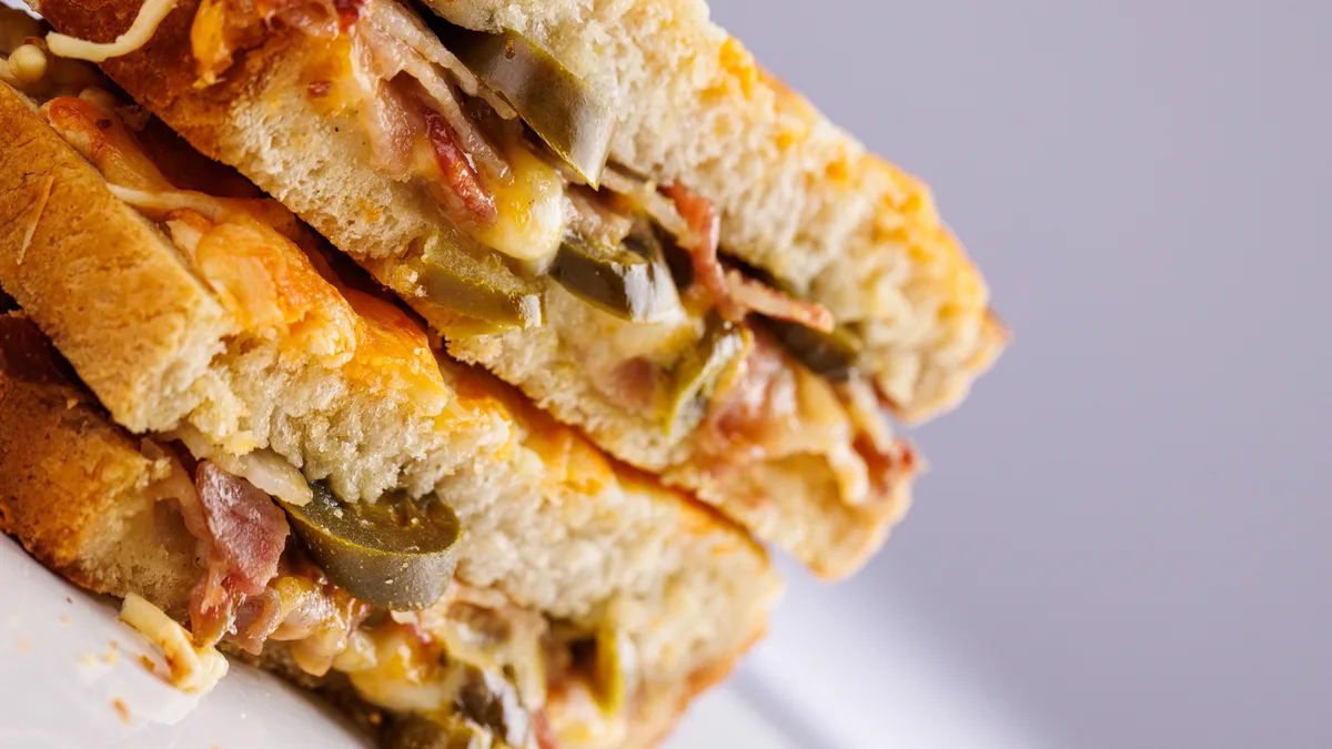 XL Jalapeno bacon and cheddar toast (sourdough)