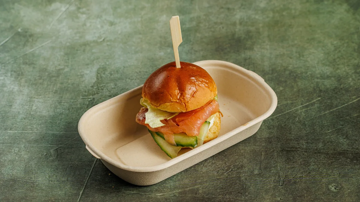 Salmon Brioche