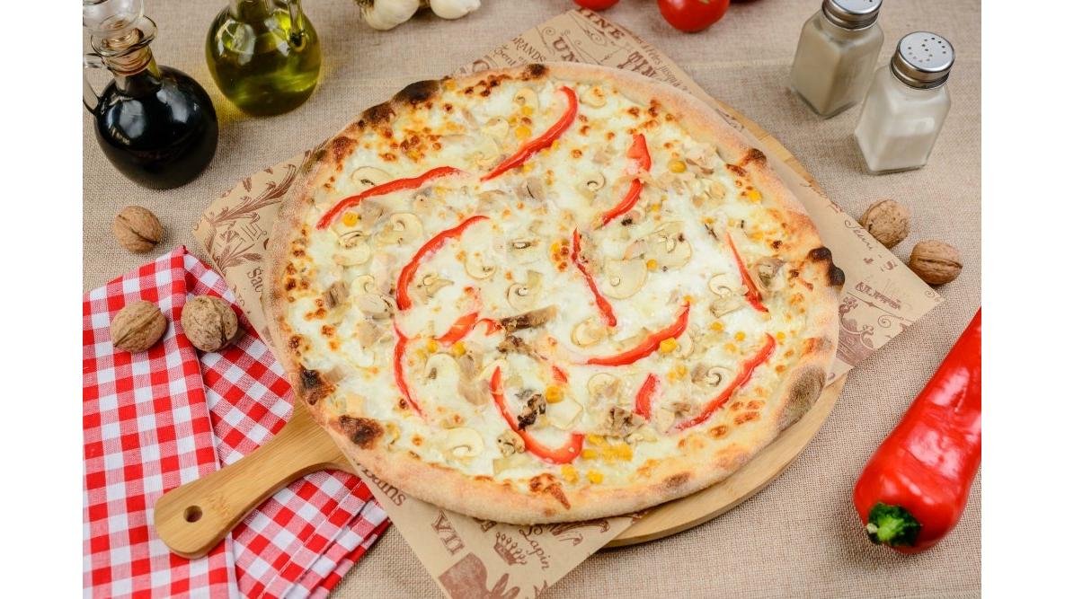 Pizza Pollo e Funghi