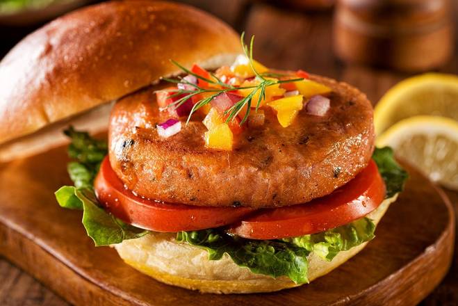 Spicy Salmon Burger