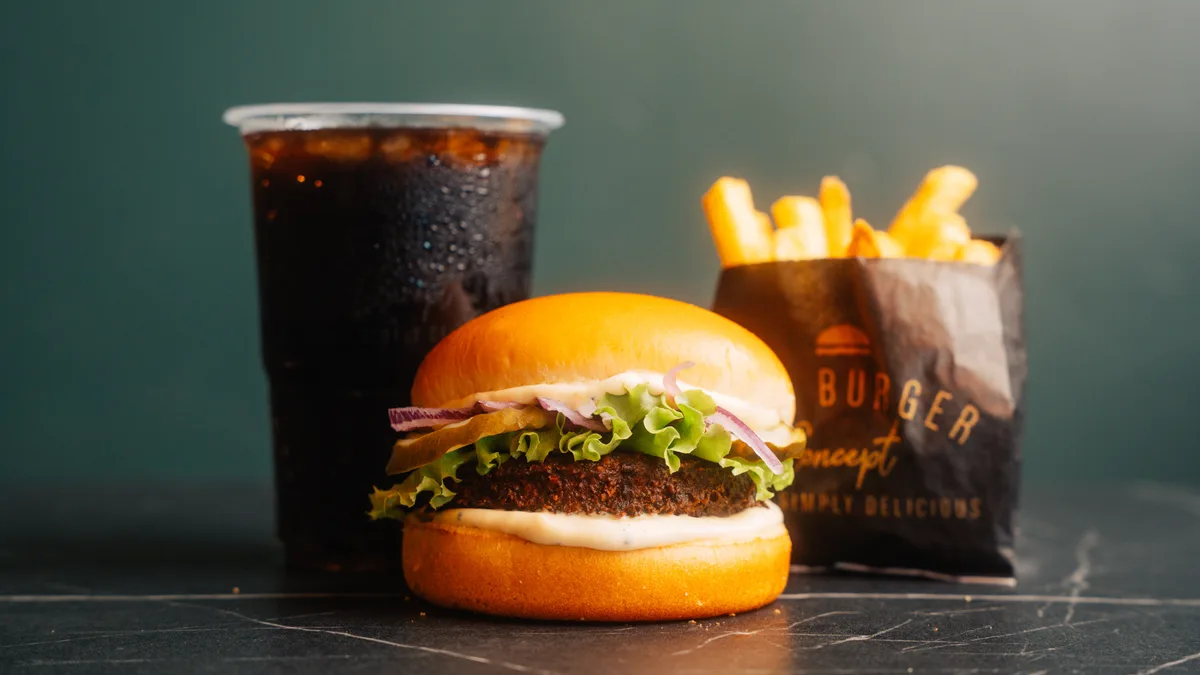Veggie Burger Combo