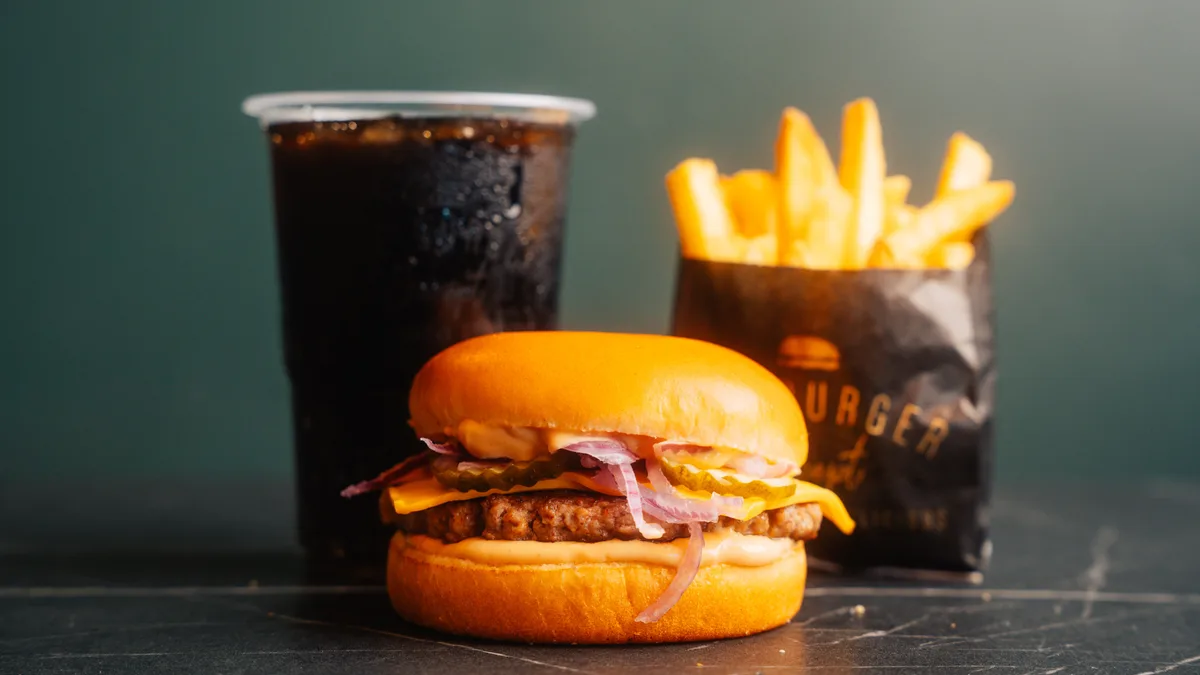 Classic Cheese Burger Combo