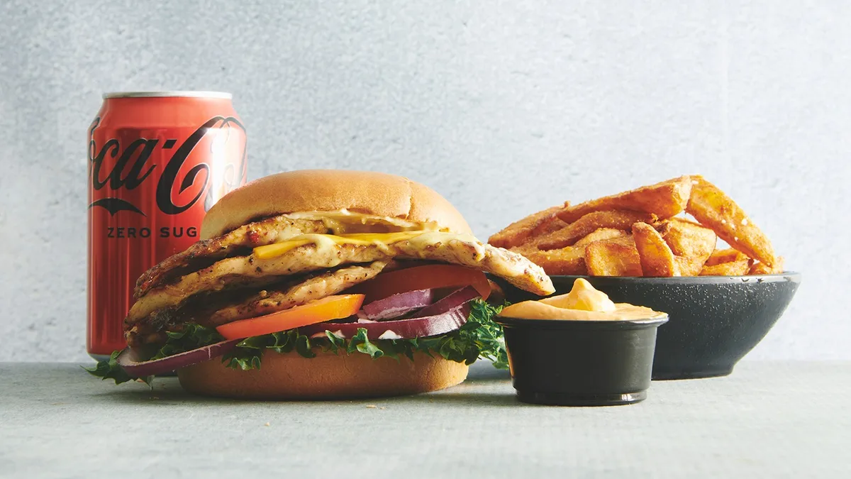 The Chicken Burger Combo