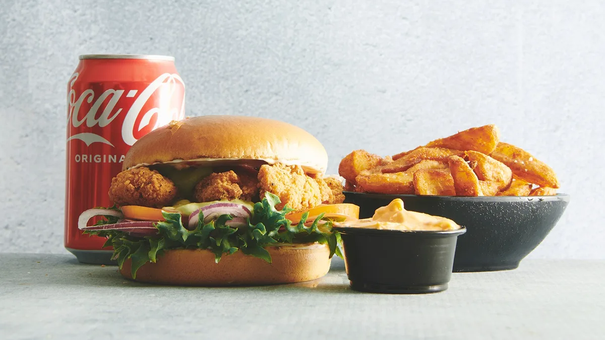 The Crispy Chicken Burger Combo