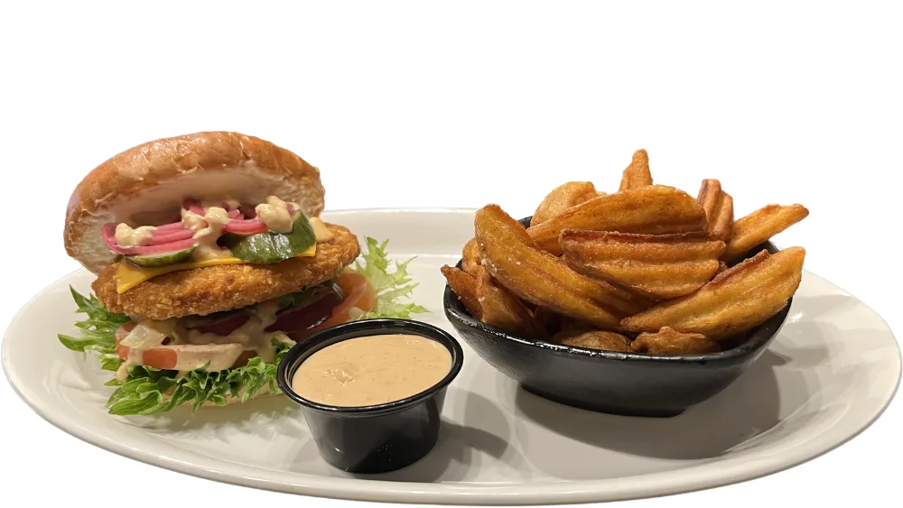 The Deluxe Burger combo