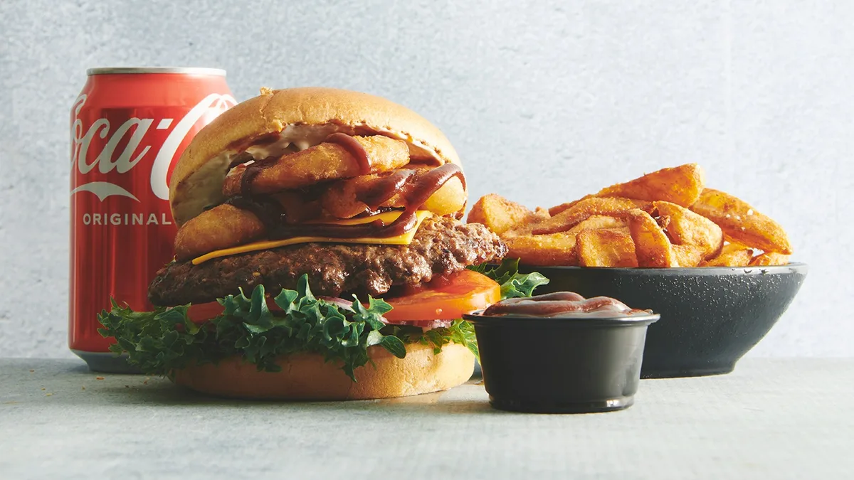 The Kentucky Barbecue Burger Combo