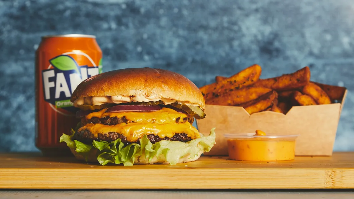 The Hulk Burger Menu