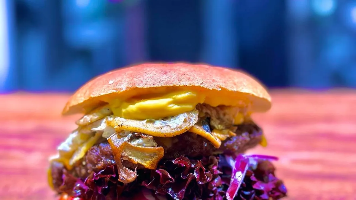 Licious burger menu