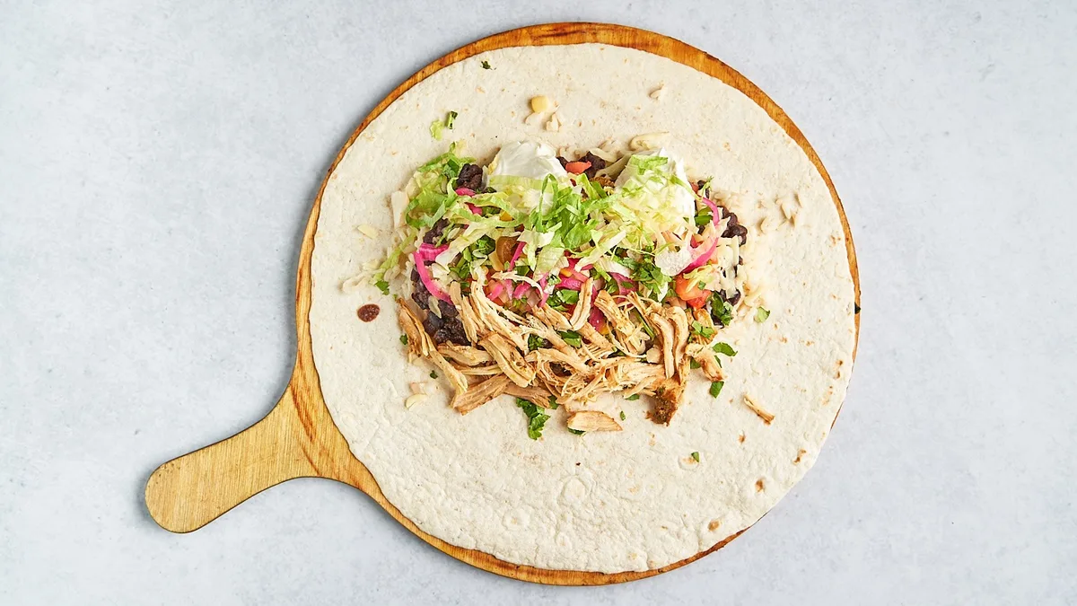 Easy Chicken Burrito