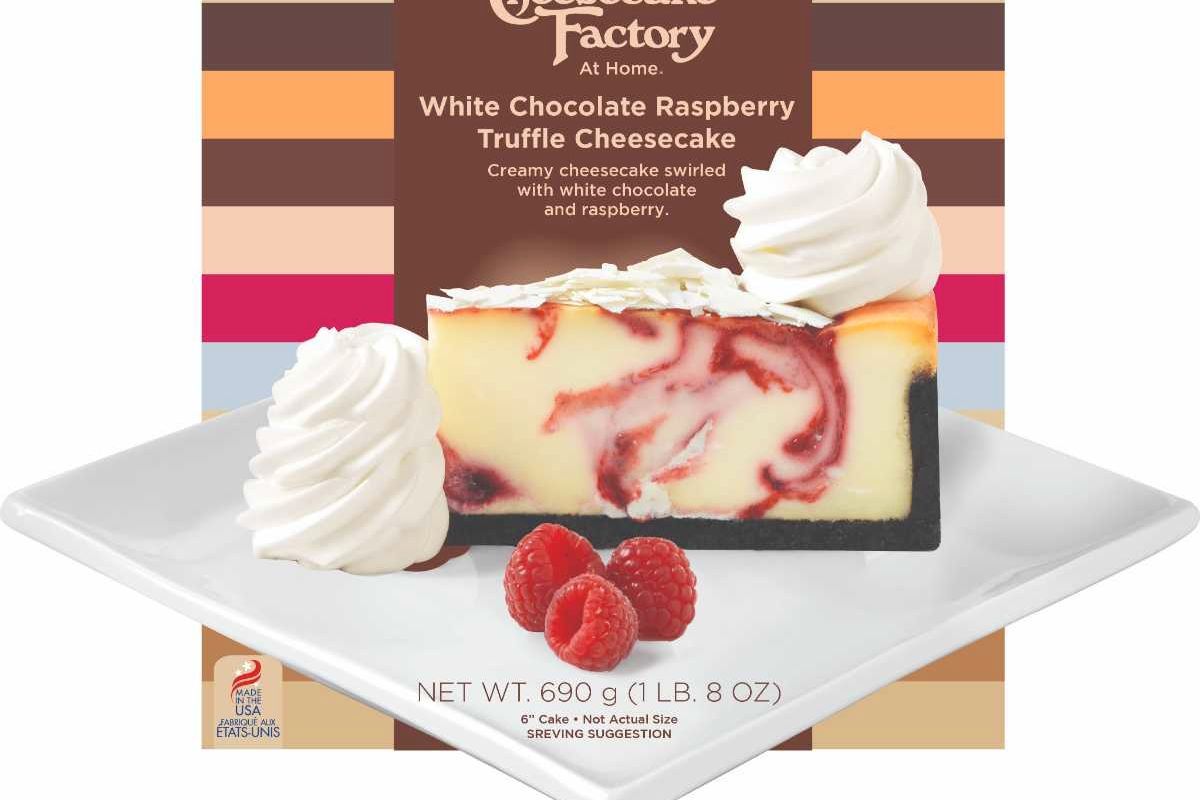 6" White Chocolate Raspberry Truffle Cheesecake