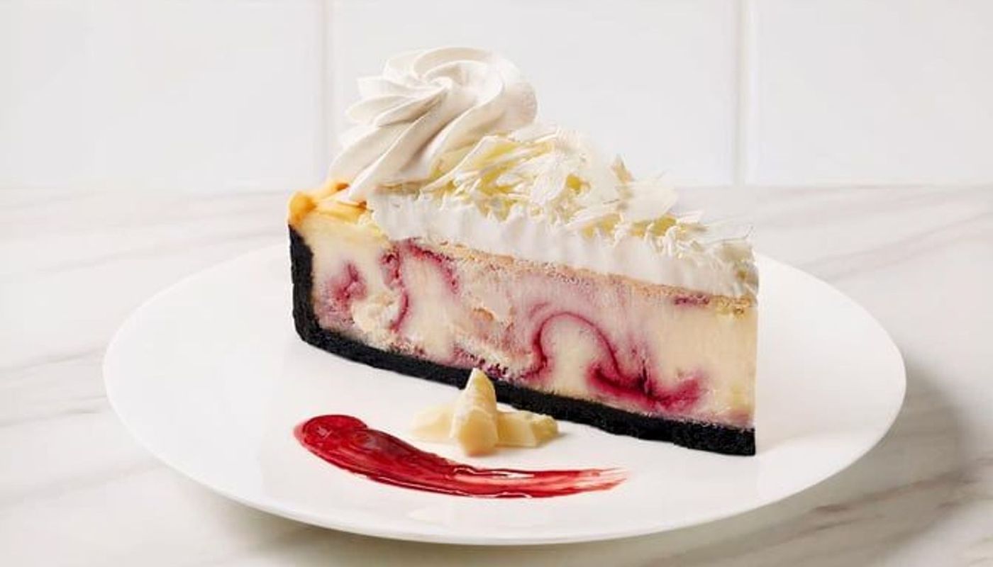 White Chocolate Raspberry Cheesecake