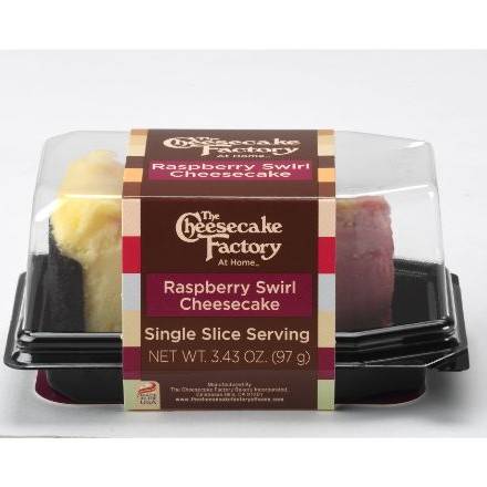 The Cheesecake Factory At Home Raspberry Swirl Cheesecake Slice (3.43 oz)