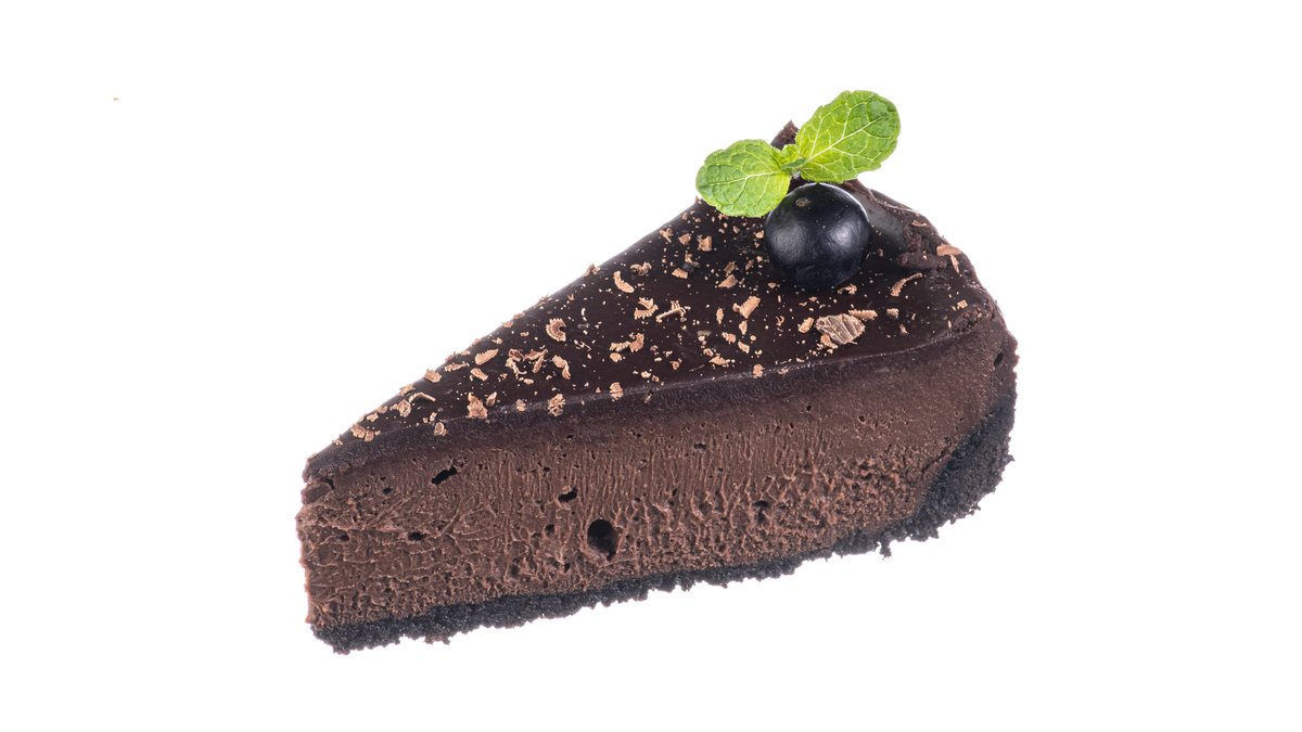 Dark Chocolate Vegan Cheesecake(felie)