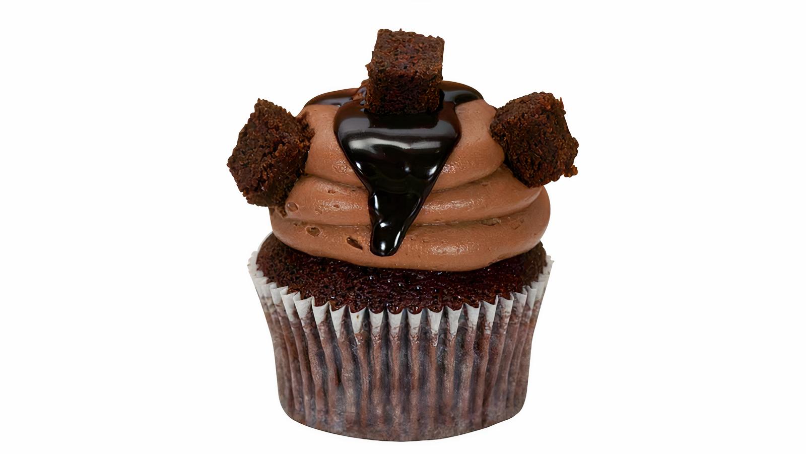 Belgian Double Choc Mudcake Cupcake