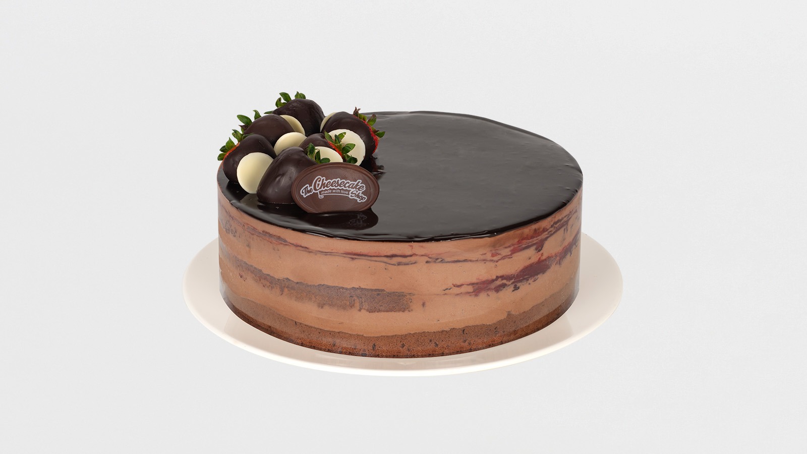 Double Choc Strawberry Torte