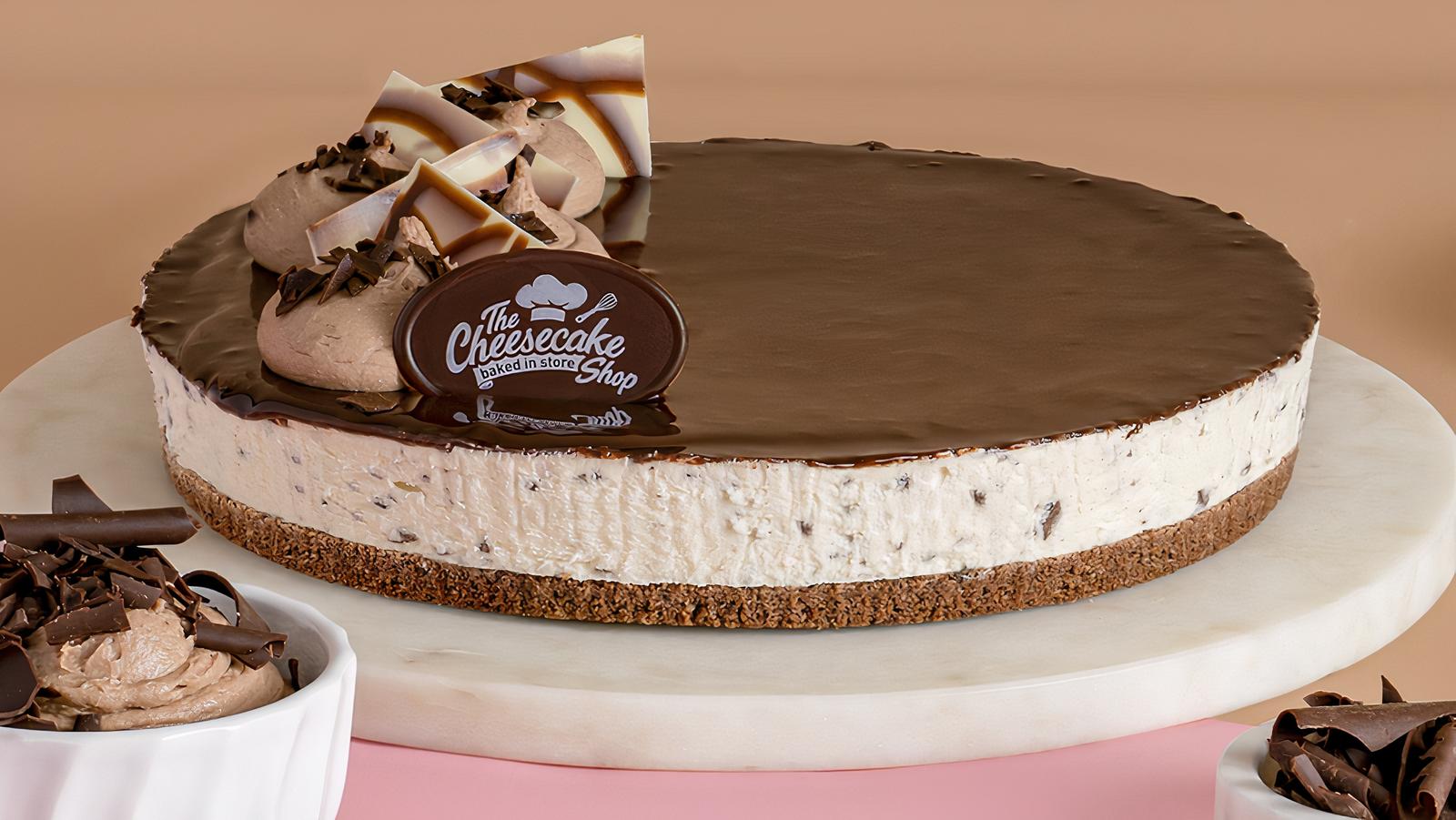 Flaked Chocolate Cheesecake