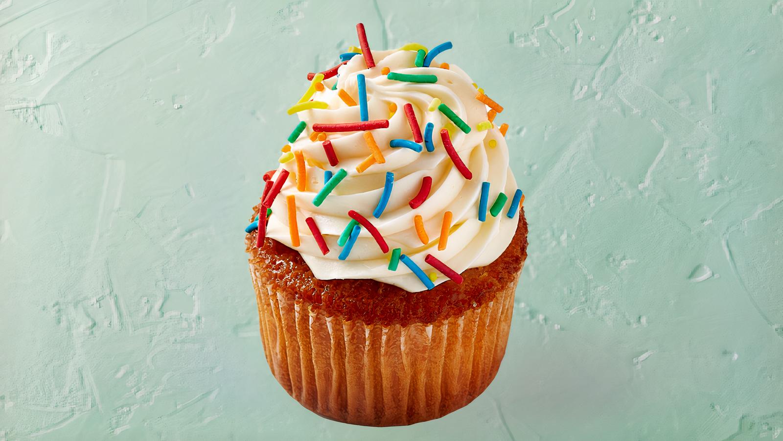Rainbow Sprinkle Cupcake