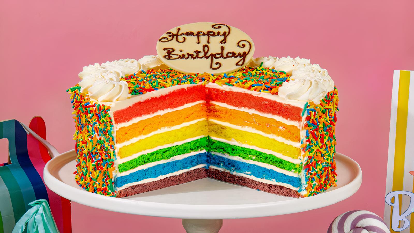 Rainbow Torte