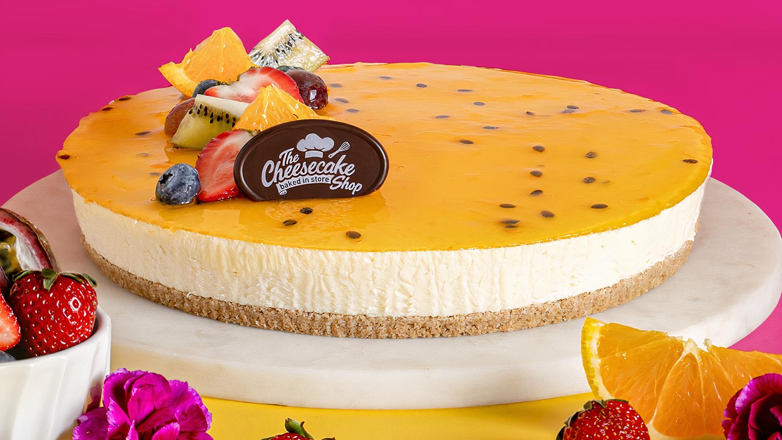 Tropical Passionfruit Cheesecake