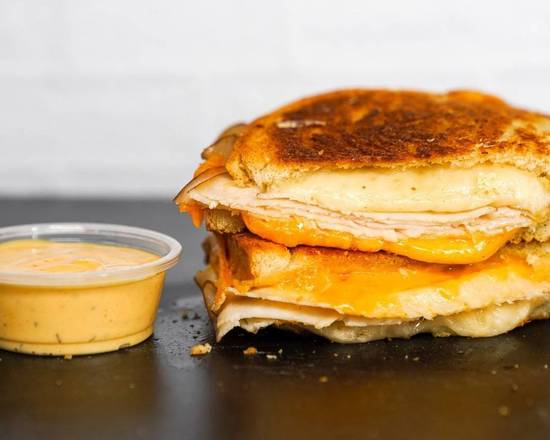 Roasted Turkey and Three Cheese Melt (Grilled Cheeses & Melts)