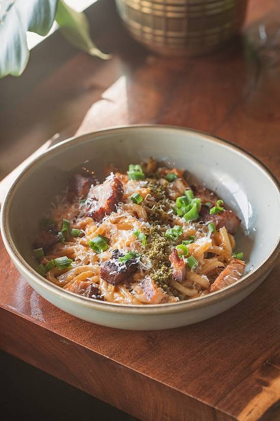Kimchi Carbonara