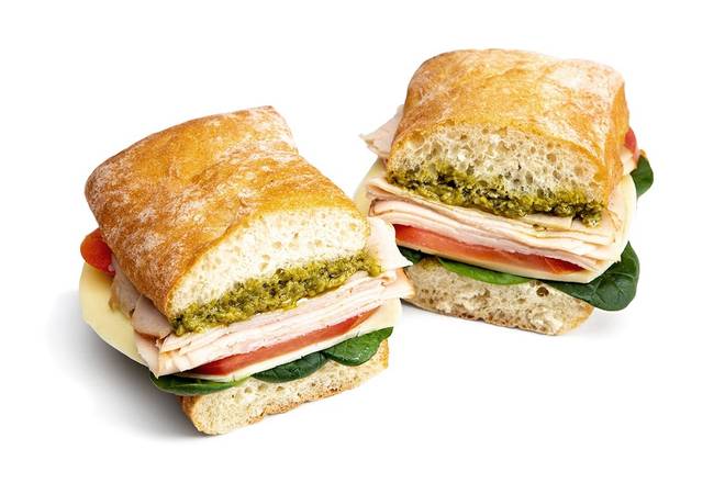 Sandwiches and Wraps|Turkey Pesto Sandwich