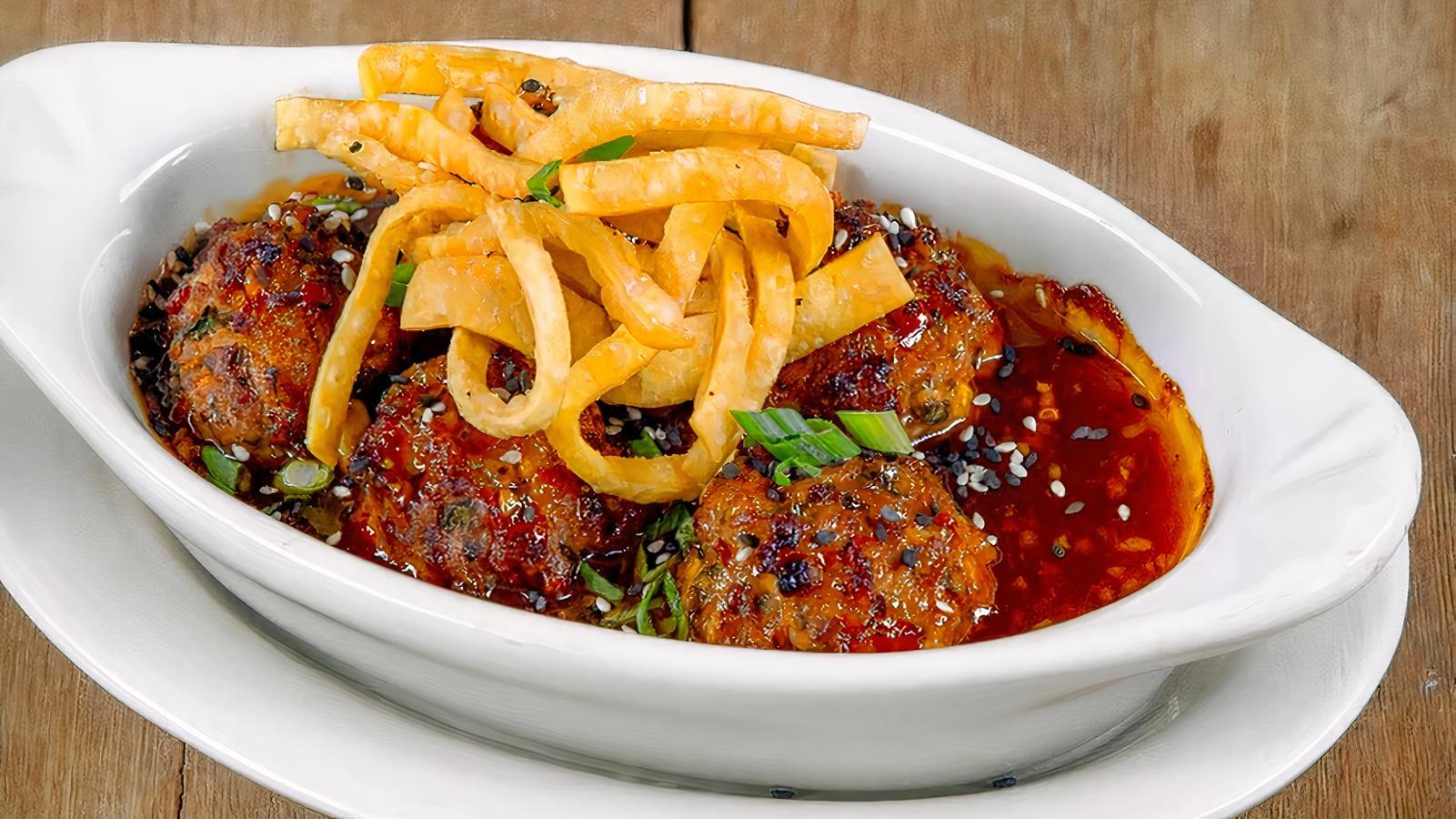 Sticky Thai Meatballs