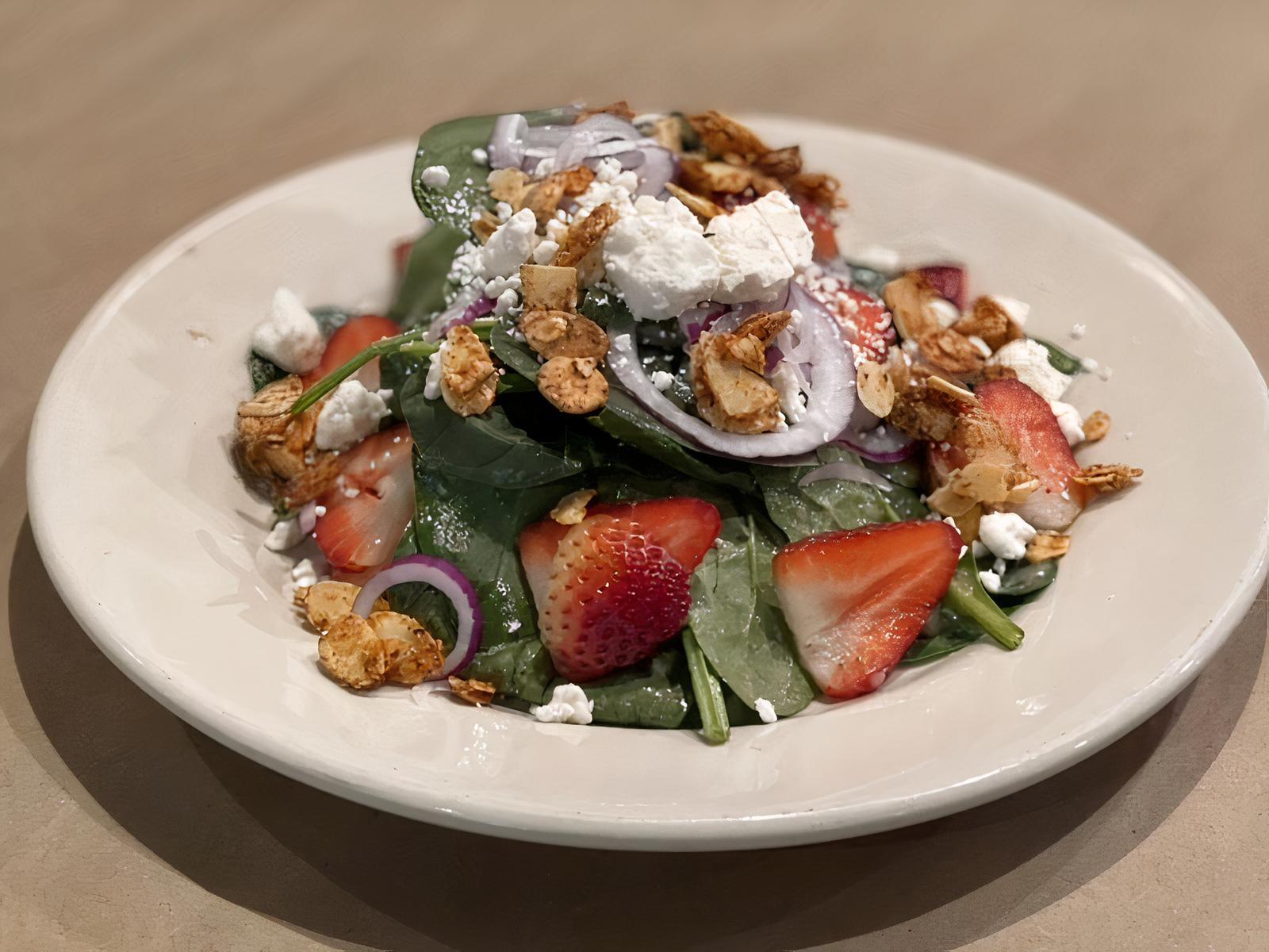 Strawberry Spinach Salad