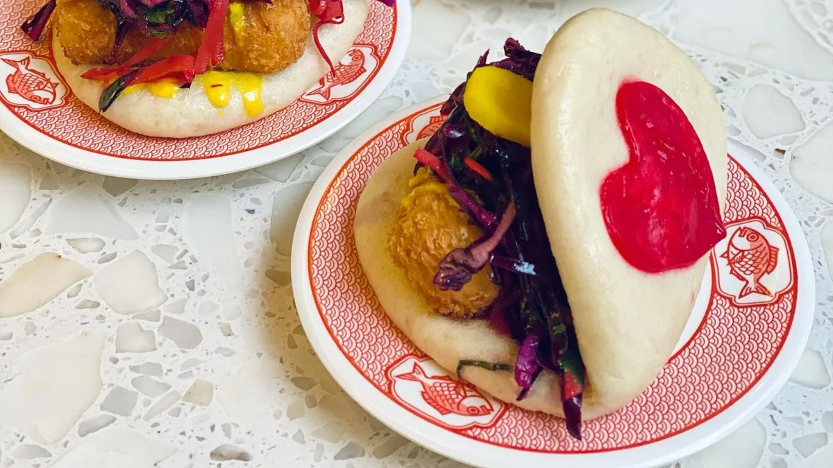 Bao z tofu w panko 🌿🌿
