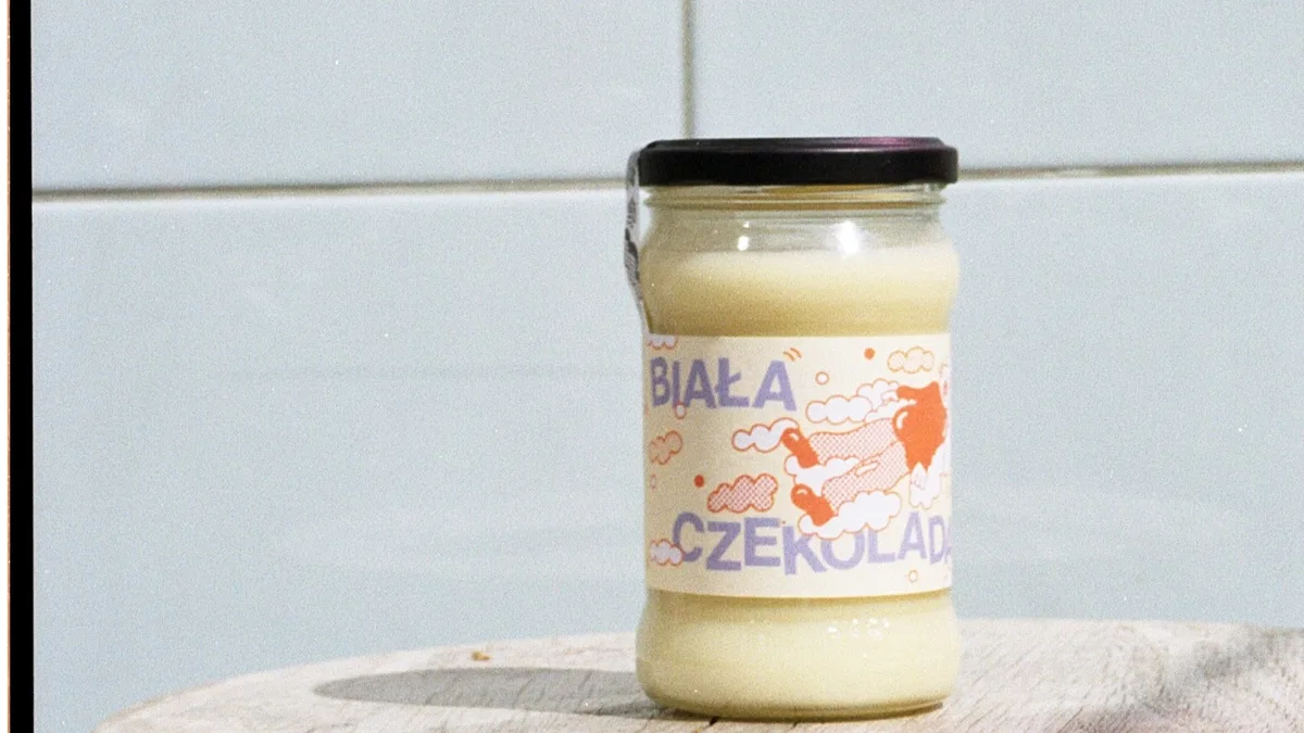 Krem z białej czekolady