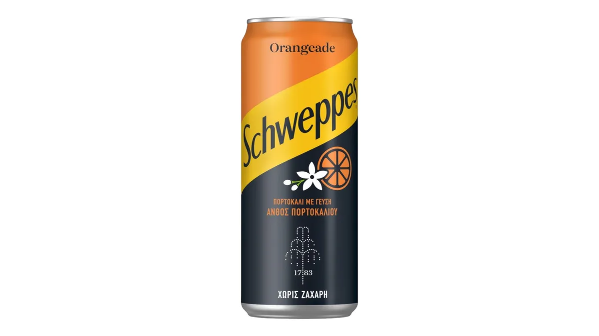 Schweppes Orangeade With A Hint Of Orange Blossom 0.33 l