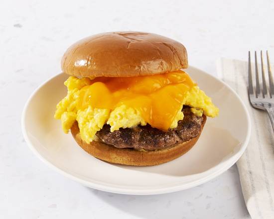 Sausage Egg and Cheese Breakfast Sandwich