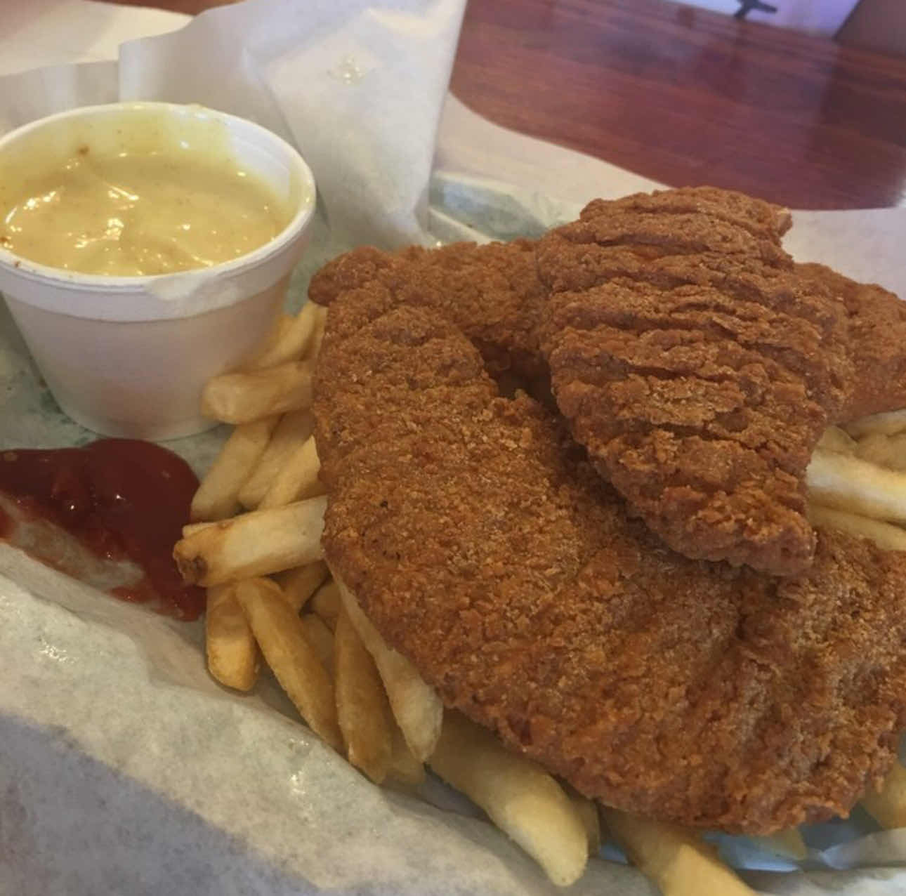 Chicken Strips and Fries