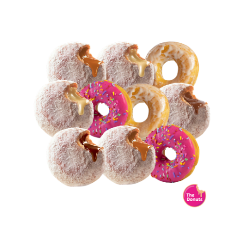 Leve 10 Donuts Variados e Pague Só 8